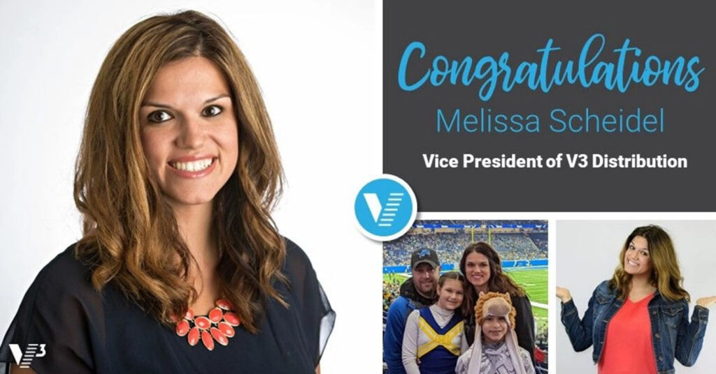 Melissa Scheidel Promoted to Vice President of V3 Distribution